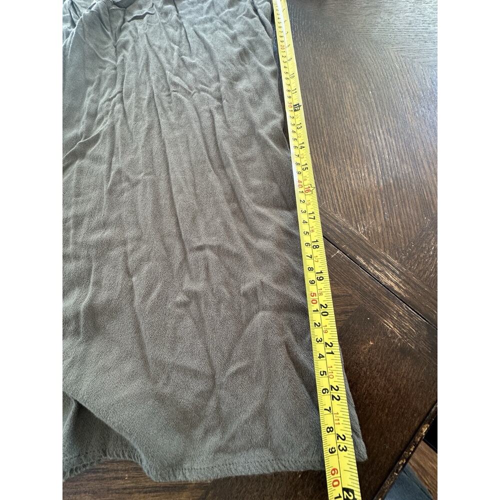 Kori Jumpsuit Womens Jumpsuit Size XL Olive Green Cropped Cottagecore Beach - Picture 6 of 6